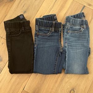 (3x) GAP kids slim stretch jeggings